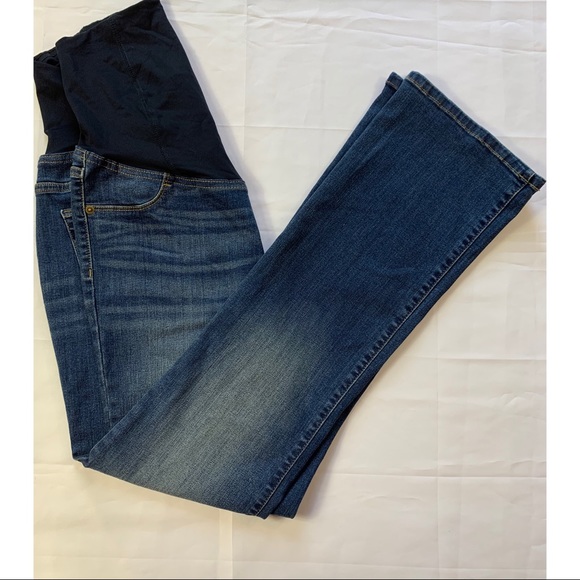 Isabel Maternity by Ingrid & Isabel Denim - Ingrid & Isabel Maternity Skinny Bootcut Jeans 8